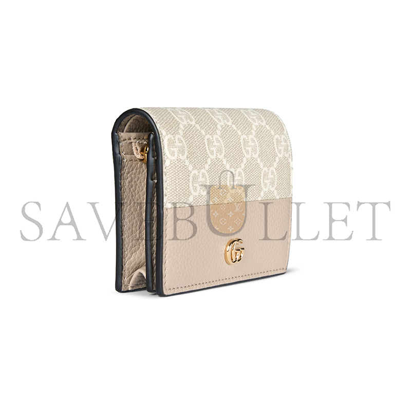 Gvc*1 bi-color gg marmont small wallet 841358 (11*8.5cm)
